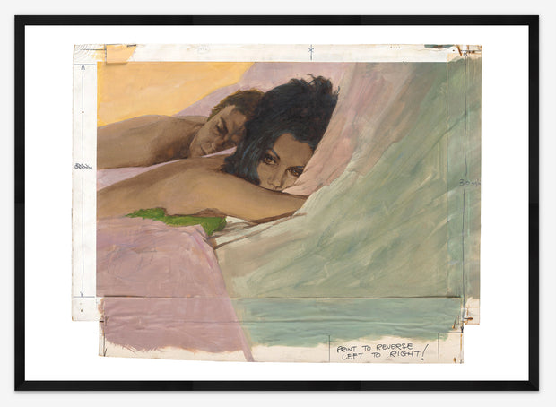 Man and Woman in Bed - Harry Zelinski, Giclée Print
