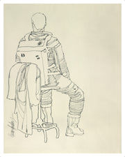 Astronaut Waiting, 2001: A Space Odyssey, 1965 - Brian Sanders, Artist Signed Limited Edition Giclée Print