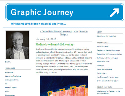 Graphic Journey Blog article by Mike Dempsey