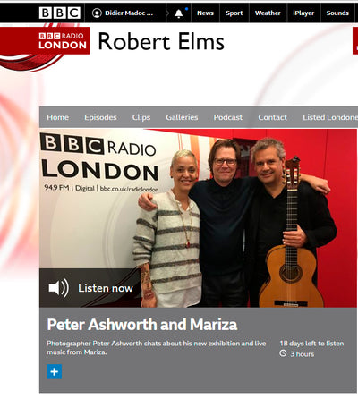 Peter Ashworth interviewed by Robert Elms on his show