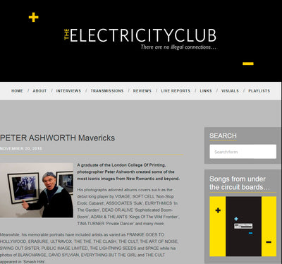 Electricity Club - 'mavericks' article
