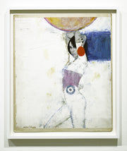 White Leotard with Red Spot - Michael Johnson, Original artwork, 1965