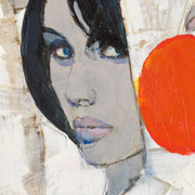 White Leotard with Red Spot - Michael Johnson, Original artwork, 1965