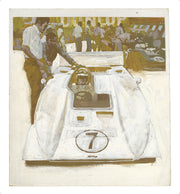 No. 7 - Michael Johnson, FRAMED Original Artwork, 1969