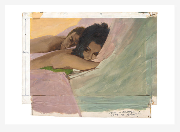 Man and Woman in Bed - Harry Zelinski, Giclée Print