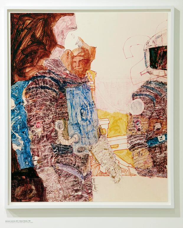 Astronaut costumes, 2001: A Space Odyssey - Brian Sanders, FRAMED Artist Signed Limited Edition Giclée Print