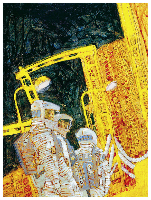 Moon Pit 03, 2001: A Space Odyssey, 1965 - Brian Sanders, Artist Signed Limited Edition Giclée Print