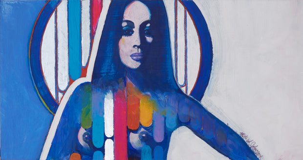 Rainbow Woman - Michael Johnson, Original artwork, 1966