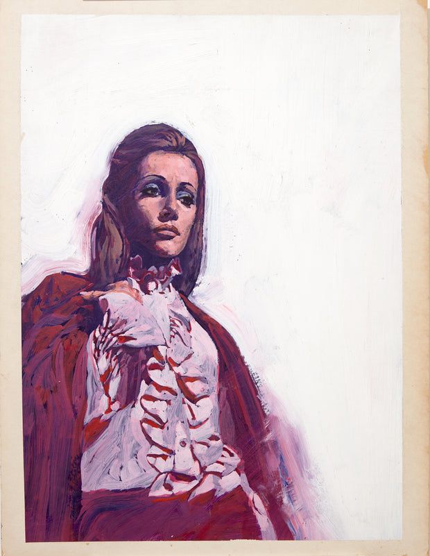 Woman with Frills - Michael Johnson, Original Artwork, 1965
