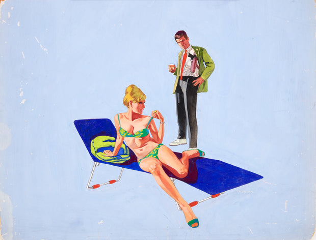 The Girl Hunters  - Renato Fratini, Original Artwork, 1967
